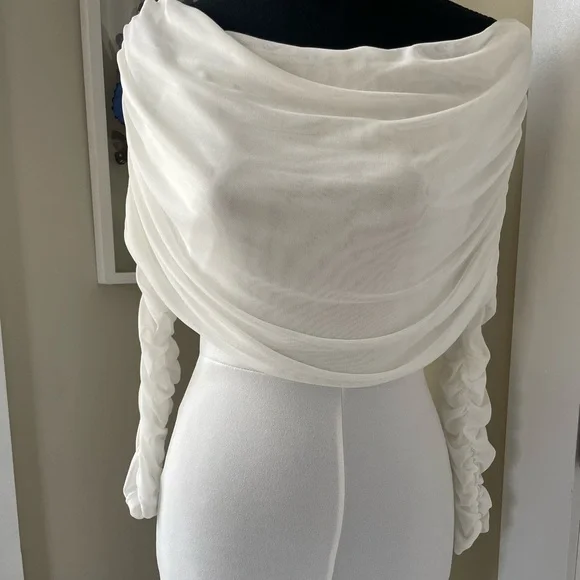 White Jumpsuit - Picture 4 of 8